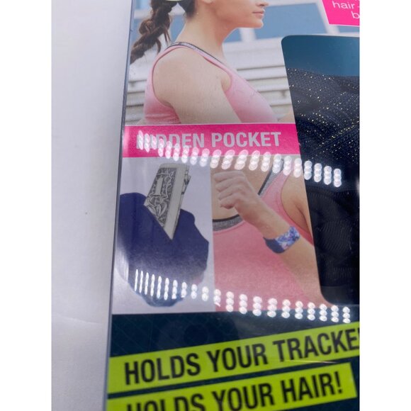 Scunci Everyday & Active Fashionably Fit 2 in 1 hair +wrist band 20455-A - Picture 6 of 9